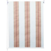 [NEUWERTIG] Rollo HHG-307, Fensterrollo Seitenzugrollo Jalousie, Sonnenschutz Verdunkelung blickdicht 80x160cm weiß/rot/beige - multicolour von HHG