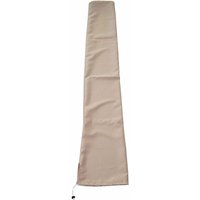 Neuwertig] Schutzhülle für Sonnenschirm bis 3m, Cover Abdeckhülle mit Kordelzug creme - beige von HHG