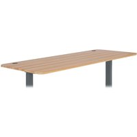 [NEUWERTIG] Tischplatte HHG-769 für Schreibtische, Schreibtischplatte, 160x80cm MVG-zertifiziert eichefarben von HHG