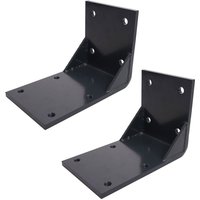 Neuwertig] 2er-Set Deckenadapter für Kassetten-Markise HHG 438 H123, Deckenmontage Halterung Adapter anthrazit von HHG