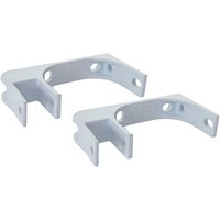 Neuwertig] 2er-Set Deckenhalterung für Markise HHG 543 E49, Wandhalterung Deckenmontage Adapter von HHG