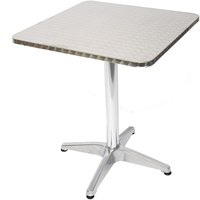 HHG - neuwertig] Alu-Bistrotisch Gartentisch H28, rechteckig, 60cm von HHG