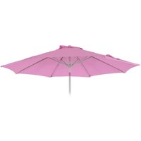 Neuwertig] Ersatz-Bezug für Sonnenschirm Asti, Sonnenschirmbezug Ersatzbezug, ø 3m Stoff/Textil flieder von HHG