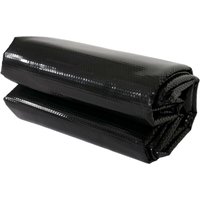 HHG - neuwertig] Pool-Abdeckung Wärmeplane Abdeckplane Solarplane Solarabdeckung, Stärke: 200 µm rechteckig 10x5m schwarz von HHG