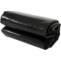 Neuwertig] Pool-Abdeckung Wärmeplane Solarplane Abdeckplane Solarabdeckung, Stärke: 200 µm rechteckig 8x4m schwarz von HHG