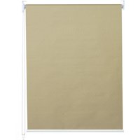 Neuwertig] Rollo HHG 262, Fensterrollo Seitenzugrollo Jalousie, Sonnenschutz Verdunkelung blickdicht 50x160cm beige - beige von HHG