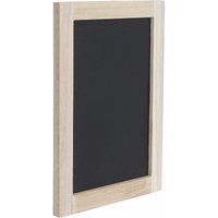 Neuwertig] Wandtafel HHG 993, Kreidetafel Schreibtafel Schiefertafel Dekotafel Notiztafel 40x30cm - beige von HHG