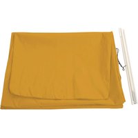 Schutzhülle HHG für Ampelschirm bis 4 m, Abdeckhülle Cover mit Reißverschluss gelb - yellow von HHG