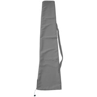 Schutzhülle für Sonnenschirm bis 3x4m, Cover Abdeckhülle inkl. Kordelzug anthrazit - grey von HHG
