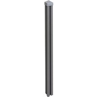 WPC-Pfosten Savoie-WPC-Zaun, Pfeiler Pfahl, Stecksystem 240cm, grau - grey von HHG