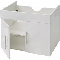 Waschbeckenunterschrank HHG 236, Waschtischunterschrank Waschtisch Unterschrank Badmöbel, mvg hochglanz 60cm weiß Waschbeckenunterschrank HHG 236, Waschtischunterschrank Waschtisch Unterschrank Badmöbel, mvg hochglanz 60cm weiß von HHG