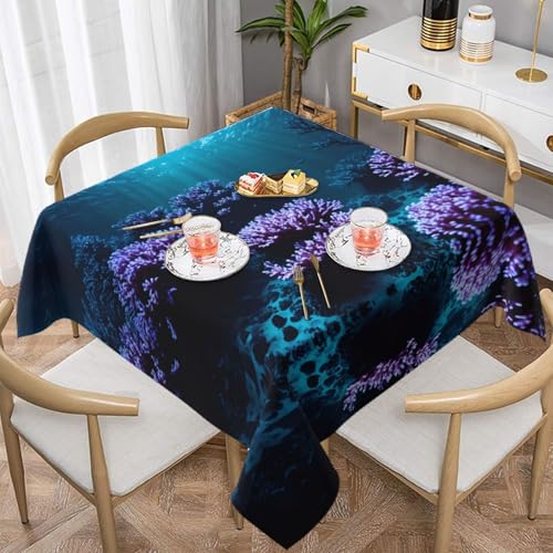 HHGFASD Mysterious Underwater Pattern Square Decorative Tablecloth 152.4 cmx152.4 cm Waterproof, Wrinkle-resistant Reusable for Coffee Shops, Buffet, Picnics, Weddings, Parties HHGFASD Mysterious Underwater Pattern Square Decorative Tablecloth 152.4 cmx152.4 cm Waterproof, Wrinkle-resistant Reusable for Coffee Shops, Buffet, Picnics, Weddings, Parties von HHGFASD