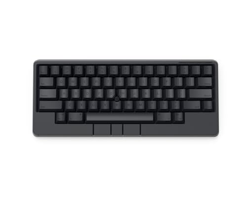 HHKB - Happy Hacking Keyboard Studio (Bluetooth, Kabellose oder kabelgebunden mit USB-C, Geräuschlos, Mac, Windows, Holzkohlenschwarz/Bedruckte Tastenkappen) von HHKB