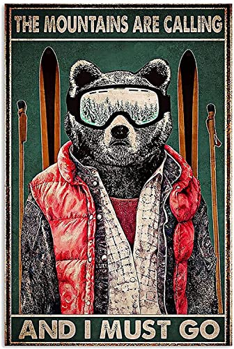 HHLSS Wandbilder 50x70cm kein Rahmen Retro Skiing The Mountains Are Calling I Must Go Posters Ski Canvas Wall Art Pictures for Living Room Decor HHLSS Wandbilder 50x70cm kein Rahmen Retro Skiing The Mountains Are Calling I Must Go Posters Ski Canvas Wall Art Pictures for Living Room Decor von HHLSS