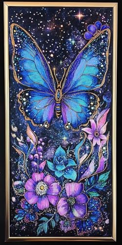 5D Diamond Painting Erwachsene, Diamant Malerei Kinder, DIY Blumen Schmetterlinge Diamant Painting Bilder Erwachsene Bastelset Geeignet Als Geschenk, Zur Entspannung und Wanddeko 50x100cm y-346 5D Diamond Painting Erwachsene, Diamant Malerei Kinder, DIY Blumen Schmetterlinge Diamant Painting Bilder Erwachsene Bastelset Geeignet Als Geschenk, Zur Entspannung und Wanddeko 50x100cm y-346 von HHQGOUYG