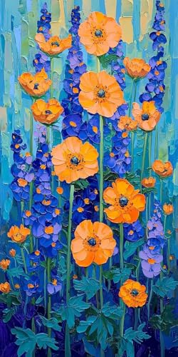 5D Diamond Painting Erwachsene, Diamant Malerei Kinder Anfänger, DIY Blumen Farbe Diamant Painting Bilder Erwachsene Bastelset Geeignet Als Geschenk, Zur Entspannung und Als Wanddeko 70x140cm y-362 5D Diamond Painting Erwachsene, Diamant Malerei Kinder Anfänger, DIY Blumen Farbe Diamant Painting Bilder Erwachsene Bastelset Geeignet Als Geschenk, Zur Entspannung und Als Wanddeko 70x140cm y-362 von HHQGOUYG