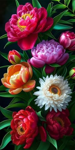 5D Diamond Painting Erwachsene, Diamant Malerei Kinder Anfänger, DIY Blumen Farbe Diamant Painting Bilder Erwachsene Bastelset Geeignet Als Geschenk, Zur Entspannung und Als Wanddeko 80x160cm y-338 5D Diamond Painting Erwachsene, Diamant Malerei Kinder Anfänger, DIY Blumen Farbe Diamant Painting Bilder Erwachsene Bastelset Geeignet Als Geschenk, Zur Entspannung und Als Wanddeko 80x160cm y-338 von HHQGOUYG