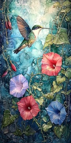 5D Diamond Painting Erwachsene, Diamant Malerei Kinder Anfänger, DIY Blumen Kolibri Diamant Painting Bilder Erwachsene Bastelset Geeignet Als Geschenk, Zur Entspannung und Als Wanddeko 70x140cm y-334 5D Diamond Painting Erwachsene, Diamant Malerei Kinder Anfänger, DIY Blumen Kolibri Diamant Painting Bilder Erwachsene Bastelset Geeignet Als Geschenk, Zur Entspannung und Als Wanddeko 70x140cm y-334 von HHQGOUYG