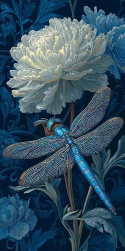 5D Diamond Painting Erwachsene, Diamant Malerei Kinder Anfänger, DIY Blumen Libelle Diamant Painting Bilder Erwachsene Bastelset Geeignet Als Geschenk, Zur Entspannung und Als Wanddeko 80x160cm y-379 5D Diamond Painting Erwachsene, Diamant Malerei Kinder Anfänger, DIY Blumen Libelle Diamant Painting Bilder Erwachsene Bastelset Geeignet Als Geschenk, Zur Entspannung und Als Wanddeko 80x160cm y-379 von HHQGOUYG