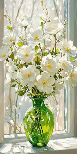 5D Diamond Painting Erwachsene, Diamant Malerei Kinder Anfänger, DIY Blumen Vase Diamant Painting Bilder Erwachsene Bastelset Geeignet Als Geschenk, Zur Entspannung und Als Wanddeko 70x140cm y-370 5D Diamond Painting Erwachsene, Diamant Malerei Kinder Anfänger, DIY Blumen Vase Diamant Painting Bilder Erwachsene Bastelset Geeignet Als Geschenk, Zur Entspannung und Als Wanddeko 70x140cm y-370 von HHQGOUYG