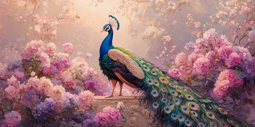 5D Diamond Painting Erwachsene, Diamant Malerei Kinder Anfänger, DIY Pfauen Blumen Diamant Painting Bilder Erwachsene Bastelset Geeignet Als Geschenk, Zur Entspannung und Als Wanddeko 80x160cm y-475 5D Diamond Painting Erwachsene, Diamant Malerei Kinder Anfänger, DIY Pfauen Blumen Diamant Painting Bilder Erwachsene Bastelset Geeignet Als Geschenk, Zur Entspannung und Als Wanddeko 80x160cm y-475 von HHQGOUYG