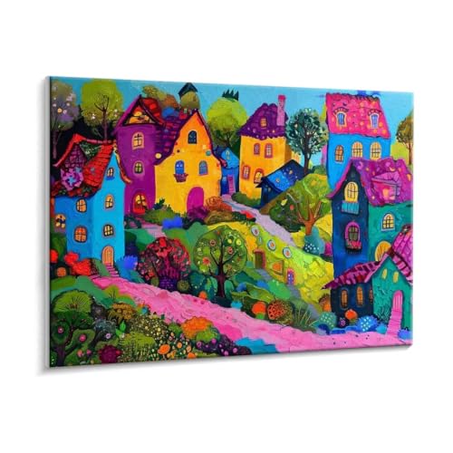 Malen Nach Zahlen Erwachsene, Kleine Stadt Paint by Numbers Malen Nach Zahlen, DIY mit Pinseln und Acrylfarben Handgemalt Ölgemälde für Geschenke und Wand Dekoratio, Ohne Rahmen 40 x 50 cm R-775 Malen Nach Zahlen Erwachsene, Kleine Stadt Paint by Numbers Malen Nach Zahlen, DIY mit Pinseln und Acrylfarben Handgemalt Ölgemälde für Geschenke und Wand Dekoratio, Ohne Rahmen 40 x 50 cm R-775 von HHQGOUYG