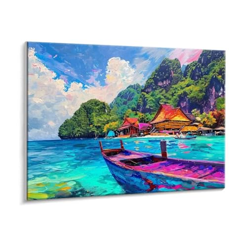 Malen Nach Zahlen Erwachsene, Smilan Inseln Paint by Numbers Malen Nach Zahlen, DIY mit Pinseln und Acrylfarben Handgemalt Ölgemälde für Geschenke und Wand Dekoratio, Ohne Rahmen 80 x 100 cm R-723 Malen Nach Zahlen Erwachsene, Smilan Inseln Paint by Numbers Malen Nach Zahlen, DIY mit Pinseln und Acrylfarben Handgemalt Ölgemälde für Geschenke und Wand Dekoratio, Ohne Rahmen 80 x 100 cm R-723 von HHQGOUYG