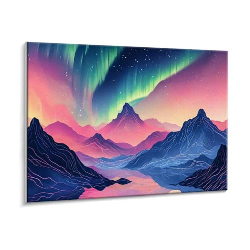 Malen Nach Zahlen Erwachsene - DIY Licht Aussicht Handgemalt Ölgemälde Kit für Anfänger, Mit 3 - Pinseln und Acrylfarbe Handgemalt öLgemäLde Kit Als Geschenk Heimdekoration 50 x 70 cm (Rahmenlos) t429 von HHQGOUYG