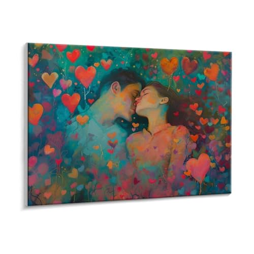 Malen Nach Zahlen Erwachsene - DIY Paare Handgemalt Ölgemälde Kit für Anfänger, Mit 3 - Pinseln und Acrylfarbe Handgemalt öLgemäLde Kit Als Geschenk Heimdekoration 35 x 50 cm (Rahmenlos) t-651 von HHQGOUYG