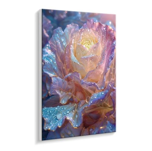 Malen Nach Zahlen Erwachsene - DIY Traum Blumen Handgemalt Ölgemälde Kit für Anfänger, Mit 3 - Pinseln und Acrylfarbe Handgemalt öLgemäLde Kit Als Geschenk Heimdekoration 90 x 120 cm (Rahmenlos) t-587 von HHQGOUYG