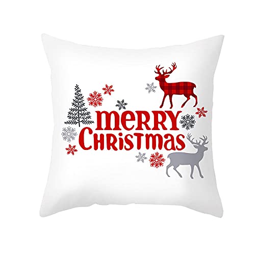 HHRHLKNH Kissenhillen Weihnachtskissen Set Von Büro Sofa Kissen Set Cartoon Druckkissen-Stil 10._45 * 45 cm. von HHRHLKNH