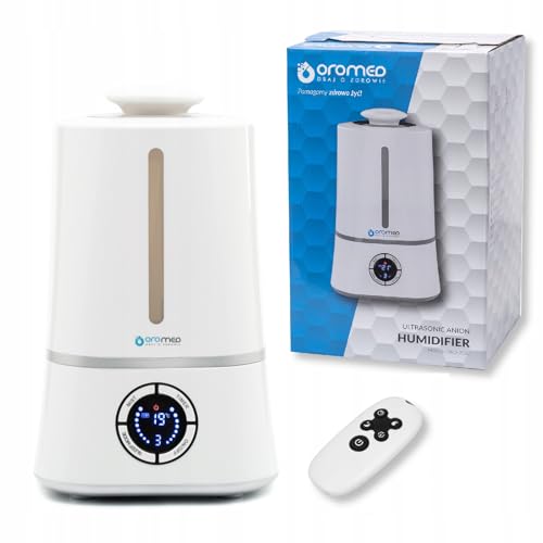Oromed ORO-2020 Ultraschall-Luftbefeuchter mit Fernbedienung -Diffusor mit Aromatherapie, Ionisator & LED-Display, 4L Wassertank, Leise, Weiß Oromed ORO-2020 Ultraschall-Luftbefeuchter mit Fernbedienung -Diffusor mit Aromatherapie, Ionisator & LED-Display, 4L Wassertank, Leise, Weiß von Oromed