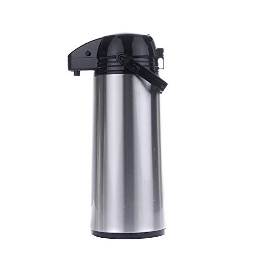 Airpot 1,9 L Pumpkanne Isolierkanne Thermo Kanne Kaffeekanne Camping Edelstahl Glaszylinder von Haushalt International
