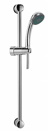 HI Duschbrause mit Wandhalterung Handbrause Brause Badezimmer Dusch Garnitur von HI