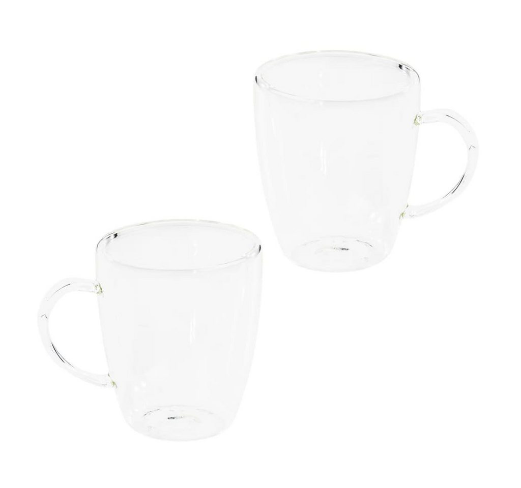 HI Thermoglas Cappuccino Gläser 2 Stk. 270 ml Transparent, Glas von HI