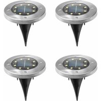 LED-Solar-Bodeneinbauleuchten 4 Stk. HI LED-Solar-Bodeneinbauleuchten 4 Stk. HI von HI