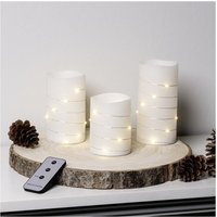 Led Wachskerzen 3er Set von HI