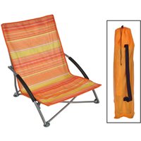 Strandstuhl Klappbar Orange 65 × 55 × 25/65 cm HI Strandstuhl Klappbar Orange 65 × 55 × 25/65 cm HI von HI