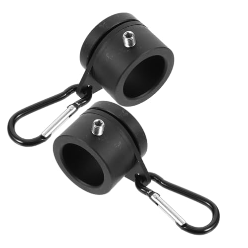 HIAKDOFT 1 Paar Fahnenmast Ringe Clips 360° Drehbare Fahnenmast Drehgelenke Fahnenmontageringe Fahnenmast Teilesatz Aus Aluminiumlegierung Für Masten von HIAKDOFT