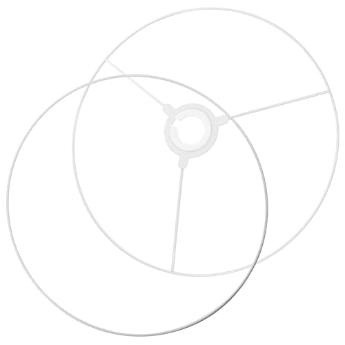 HIAKDOFT 1 Satz DIY Lampenschirm Ring Lampenschirm für Tischlampen Stehlampen Kronleuchter Vielseitig Einsetzbar Einfache Installation Geeignet für Verschiedene Lampenstile von HIAKDOFT
