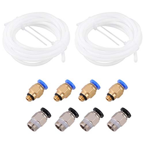 HIAKDOFT Ptfe Schnellkupplung Satz für Pneumatischer 4mm Schlauch Pc4-M6 Hitzebeständig Zubehör für HIAKDOFT Ptfe Schnellkupplung Satz für Pneumatischer 4mm Schlauch Pc4-M6 Hitzebeständig Zubehör für von HIAKDOFT