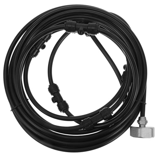HIAKDOFT 1satz Fan Misting Kit Für Effektive Kühlung Im Freien Tragbares Sprühnebel-System Mit Gleichmäßiger Wasserverteilung Für Terrassen Und HIAKDOFT 1satz Fan Misting Kit Für Effektive Kühlung Im Freien Tragbares Sprühnebel-System Mit Gleichmäßiger Wasserverteilung Für Terrassen Und von HIAKDOFT