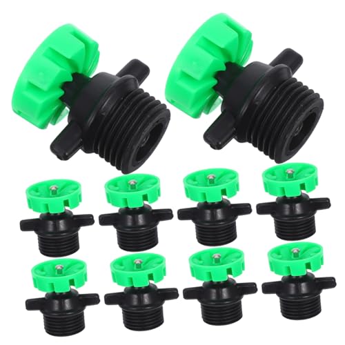 HIAKDOFT 10stücke Gartenschlauch-sprühdüse Mit Automatischer Mittlere Bewässerungszerstäubungsdüse Für Rasenflächen Gartenbetten Und Grün von HIAKDOFT