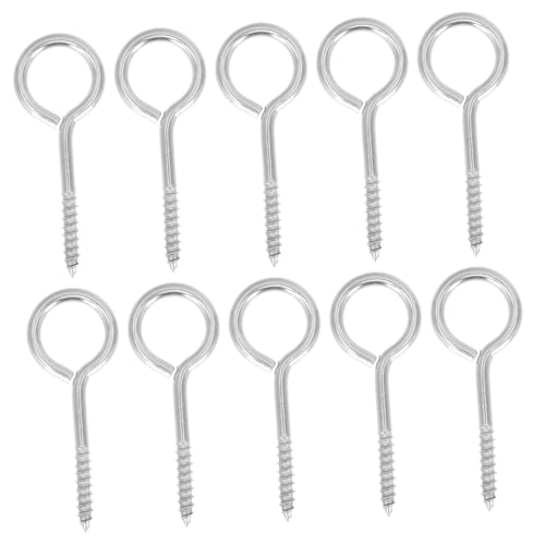 HIAKDOFT 10 Stück Teiliges Edelstahl Augenschrauben Hohe Tragfähigkeit Vielseitig Einsetzbar als Licht Seilhalter Korrosionsbeständig für Innen Außenbereich Langlebig und Platzsparend HIAKDOFT 10 Stück Teiliges Edelstahl Augenschrauben Hohe Tragfähigkeit Vielseitig Einsetzbar als Licht Seilhalter Korrosionsbeständig für Innen Außenbereich Langlebig und Platzsparend von HIAKDOFT