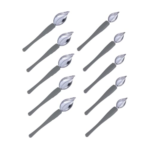 HIAKDOFT 10 Stück Teiliges Edelstahl Dekorierlöffel mit Griff Kulinarische Saucenmalerei Löffel für DIY Schokolade Kuchen und Dessert Komfortabel Rostfrei Professionelles HIAKDOFT 10 Stück Teiliges Edelstahl Dekorierlöffel mit Griff Kulinarische Saucenmalerei Löffel für DIY Schokolade Kuchen und Dessert Komfortabel Rostfrei Professionelles von HIAKDOFT
