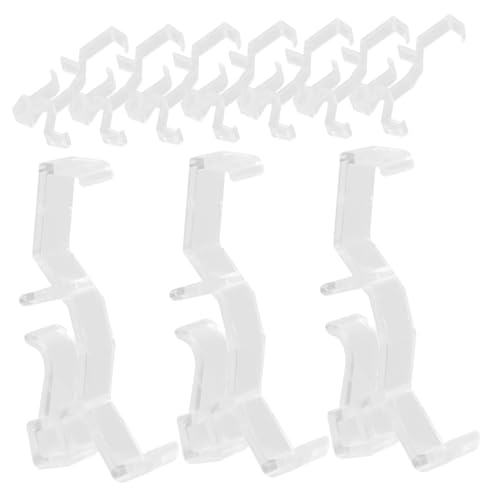 HIAKDOFT 10 Stück Teiliges Fensterrollo Clips aus Transparentem Kunststoff Halter für Horizontale Jalousien Stabiler Halt Kompatibel mit Levolor Reparatur HIAKDOFT 10 Stück Teiliges Fensterrollo Clips aus Transparentem Kunststoff Halter für Horizontale Jalousien Stabiler Halt Kompatibel mit Levolor Reparatur von HIAKDOFT