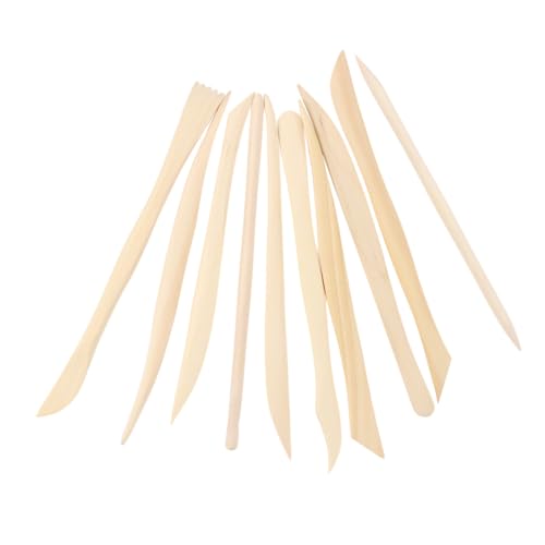 HIAKDOFT 10 Stück Teiliges Holz Skulpturwerkzeug Feine Keramik Modelliermesser für Töpfern Professionelles Schnitzwerkzeug Doppelseitig Vielseitig für Tonkunst und DIY Handwerk HIAKDOFT 10 Stück Teiliges Holz Skulpturwerkzeug Feine Keramik Modelliermesser für Töpfern Professionelles Schnitzwerkzeug Doppelseitig Vielseitig für Tonkunst und DIY Handwerk von HIAKDOFT