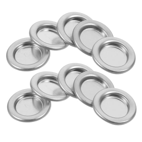 HIAKDOFT 10 Stück Teiliges Kleine Metall Räucherkegel Tabletts aus Aluminiumlegierung Dekorative Stabile Räucherhalter für Zuhause Büro und Reise Leicht und Einfach zu Reinigen Silberfarben HIAKDOFT 10 Stück Teiliges Kleine Metall Räucherkegel Tabletts aus Aluminiumlegierung Dekorative Stabile Räucherhalter für Zuhause Büro und Reise Leicht und Einfach zu Reinigen Silberfarben von HIAKDOFT