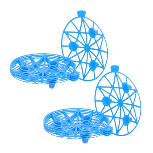HIAKDOFT 10 Stück Teiliges Melonenwiegen Wetterbeständigem Kunststoff Rundes Garten rankgitter zur Stütze von Kürbis und Melone Verhindert Fäulnis durch Luftzirkulation für Vertikalen von HIAKDOFT