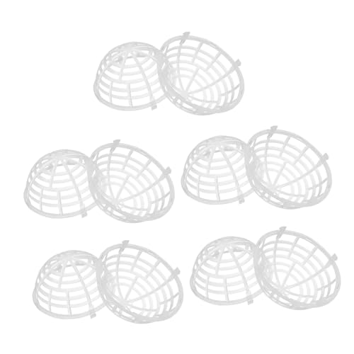 HIAKDOFT 10 Stück Teiliges Moosball Halter Schützender Pflanzenschutz für Orchideen und Wasserpflanzen Stilvolle Aquarien Dekoration Schnell Einsetzbar Vielseitig Einsetzbar von HIAKDOFT